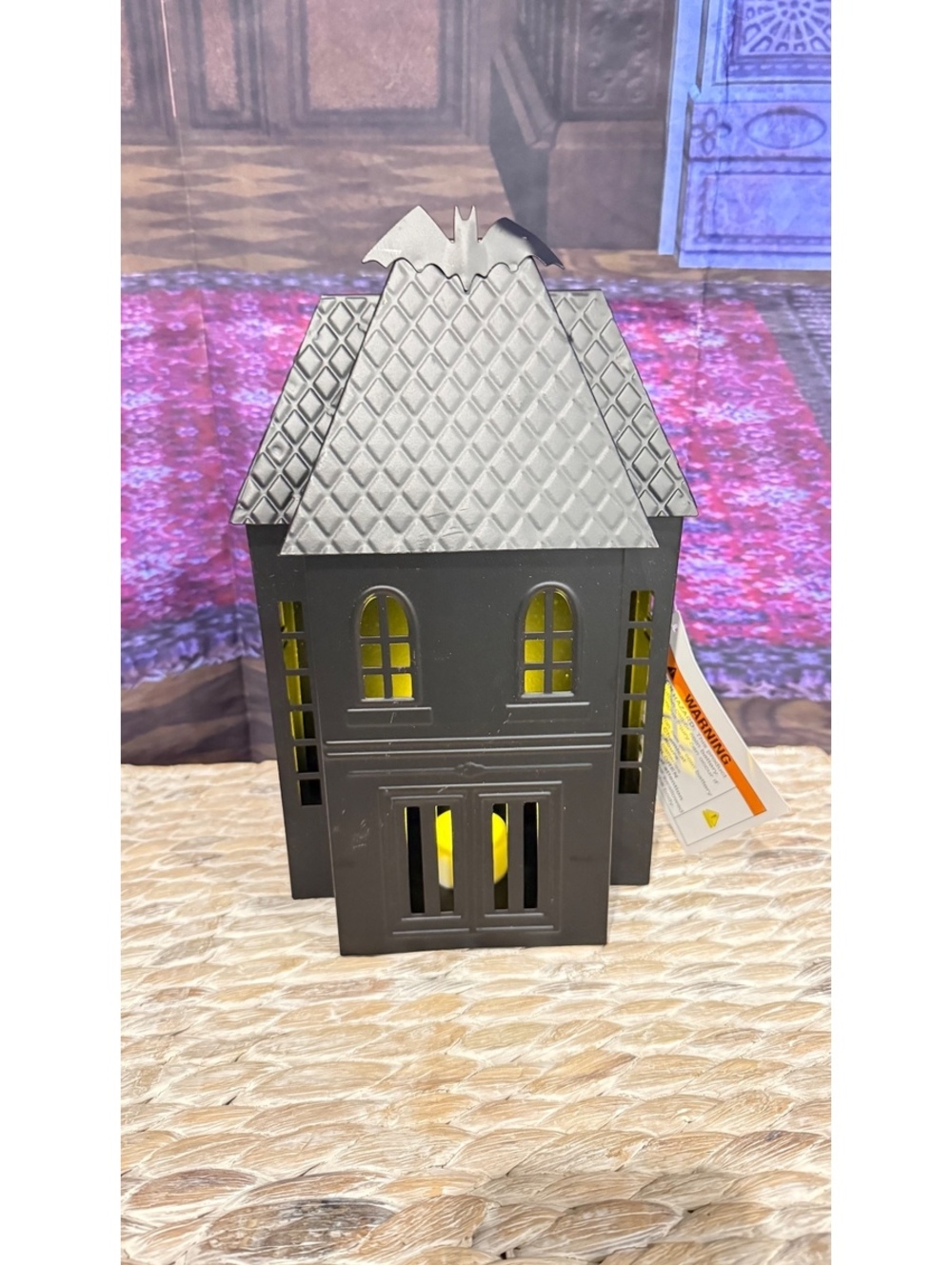 Hyde and Eek! Halloween Haunted House LED Candle Lantern with Timer